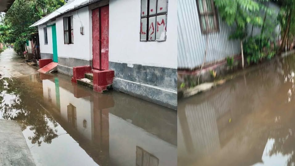 খুলনায় রাজনৈতিক প্রতিহিংসার শিকারে জলাবদ্ধতায় জর্জরিত কেসিসি'র দক্ষিণ লবণচরা বাসী