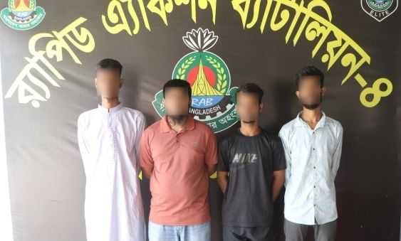 রাজধানীর কাফরুলে গার্মেন্টস ব্যবসায়ীর নিকট কোটি টাকা চাঁদা দাবির ঘটনায় ৪ জন গ্রেফতার