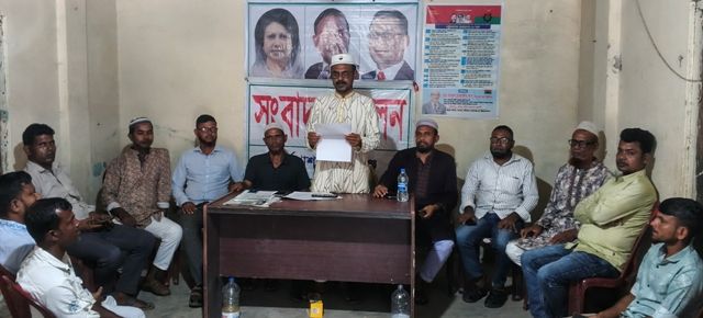 ধর্মপাশায় প্রকাশিত মিথ্যা ও উদ্দেশ্য প্রণোদিত সংবাদের প্রতিবাদে সংবাদ সম্মেলন