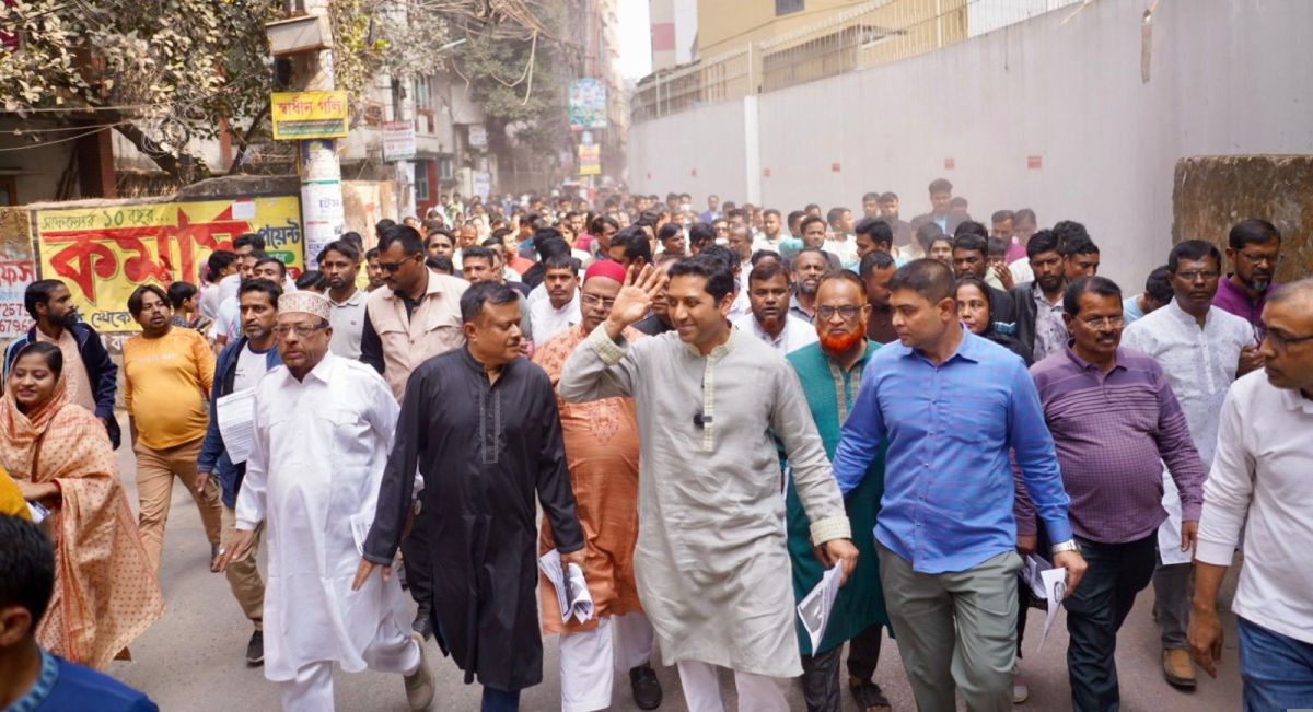 *নির্বাচনী প্রচারণা ও গণসংযোগ এ অংশ নিলেন ঢাকা-১৩ আসনের বিএনপি মনোনীত প্রার্থী জনাব ববি হাজ্জাজ*