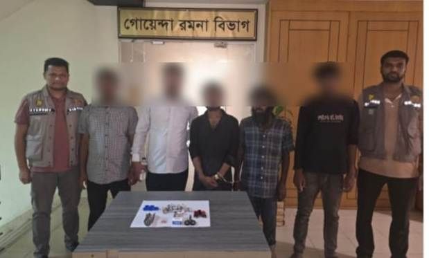 মাদক বিরোধী অভিযানে গ্রেফতারকৃত পাঁচ জনকে স্পেশাল মেট্রোপলিটন ম্যাজিস্ট্রেট কর্তৃক সাজা প্রদান