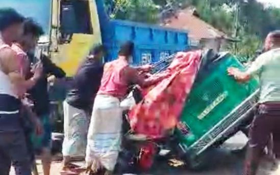 অসুস্থ্য মেয়েকে দেখতে যাওয়ার সময় পিকআপ চাপায় মা-ছেলে নিহত