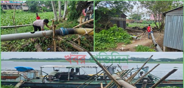 মুন্সীগঞ্জের সিরাজদিখানে ভ্রাম্যমান আদালতের অভিযান: ৬টি ড্রেজার বিকল ও ১০ কিলোমিটার পাইপ অপসারণ