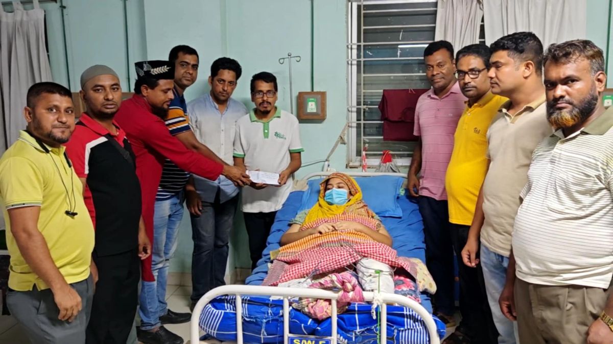 নবীনগর এসোসিয়েশন, চট্টগ্রাম এর পক্ষ থেকে  মেধাবী এক শিক্ষার্থীর সুচিকিৎসার জন্য  নগদ অর্থ প্রধান