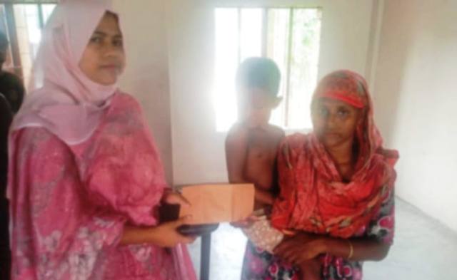 অগ্নিদগ্ধ শিশু মাসুমের চিকিৎসার পাশে ইউএনও ডিসি