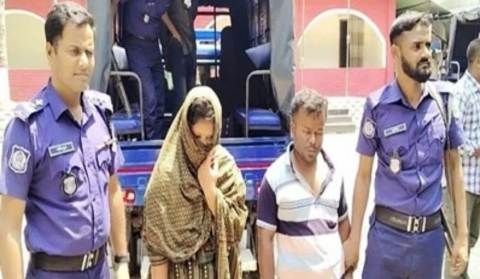 বগুড়ায় পুকুর থেকে নবজাতকের মরদেহ উদ্ধার: মা ও সৎ বাবা আটক