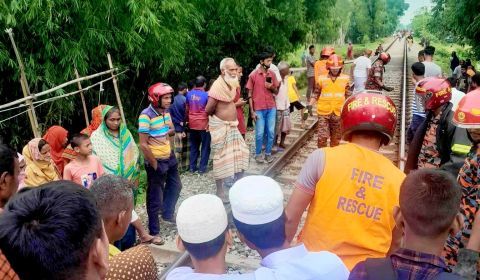 নীলফামারীতে ট্রেনে কাটা পড়ে নারীর মৃত্যু