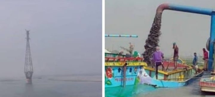 অবৈধ বালু উত্তোলন দৌলতপুরে প্রিন্স-সফিক চক্রের দৌরাত্ম্য,ঝুঁকিতে জনপদ ও জাতীয় গ্রিডের টাওয়ার