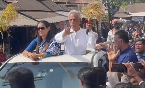 নিতাই রায় চৌধুরীকে ধানের শীষে ভোট দিতে এ্যাড. নিপুন রায় চৌধুরীর আহবান