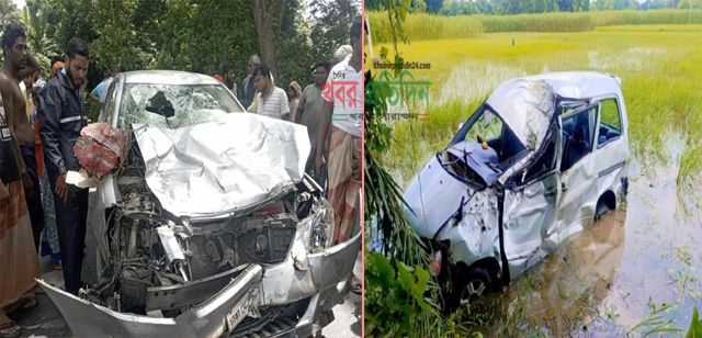 বড়াইগ্রামে পৃথক দুইটি সড়ক দুর্ঘটনায় এক ভ্যান চালক নিহত, আহত তিন