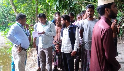 সুন্দরগঞ্জে আদালতের আদেশে নালিশী জমির দখলসত্ব বাস্তবায়নে বাধাঁ