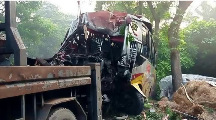 ফকিরহাটে ইমাদ পরিবহন গাছের সাথে ধাক্কা লেগে এক যাত্রী নিহত হয়েছেন আট জন আহত