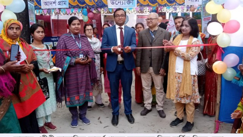 ডোমারে পল্লীশ্রী আয়োজিত আদর্শ গ্রামের সদস্যদের নিয়ে বার্ষিক মিলন মেলা