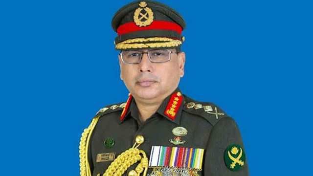 পবিত্র ঈদুল আজহা উপলক্ষে সেনাপ্রধানের শুভেচ্ছা