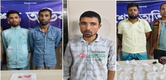 আশুলিয়ায় ৪ মাদক কারবারি গ্রেপ্তার, দেশীয় মদ-ইয়াবা উদ্ধার