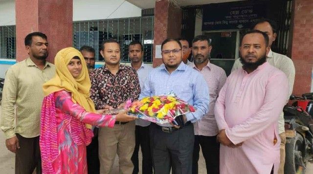বোদায় নতুন ইউএনও’র যোগদান