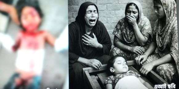 যশোরে ককটেল বিস্ফোরণে আহত শিশু খাদিজার মৃত্যু