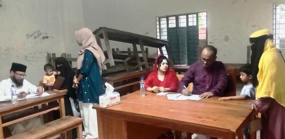 ঝালকাঠিতে ফ্রি মেডিকেল ক্যাম্প, ২ শতাধিক রোগীকে চিকিৎসাসেবা ও বিনামূল্যে ওষুধ বিতরণ