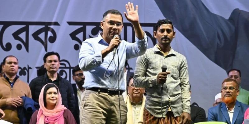 ভাষানটেক জনসভায় যা বললেন তারেক রহমান
