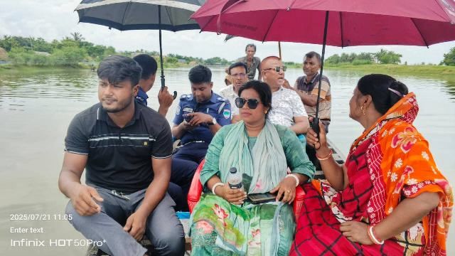 তালায় শালিখা-দেলুয়া নদীতে নেটপাটা উচ্ছেদ, ইউএনওর নেতৃত্বে অভিযান