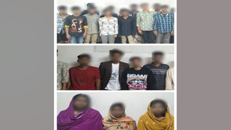 মাদকসহ বিভিন্ন অপরাধে জড়িত ২৭ জন গ্রেফতার