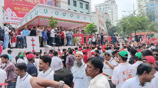 নয়াপল্টনে বিএনপির শ্রমিক সমাবেশ শুরু
