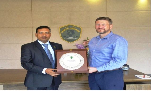 চার্জ দ্যা এ্যাফেয়ার্স, অস্ট্রেলিয়া'ন হাইকমিশন এর সাথে সিটিটিসি প্রধানের সৌজন্য সাক্ষাৎ