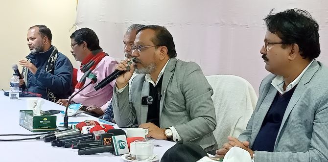 সৈয়দপুরে সাংবাদিকের সাথে জাপা প্রার্থী সিদ্দিকুল আলমের মতবিনিময়