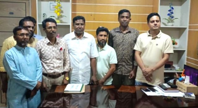 নন্দীগ্রামে নবাগত ওসির সঙ্গে সাংবাদিকদের সৌজন্য সাক্ষাৎ