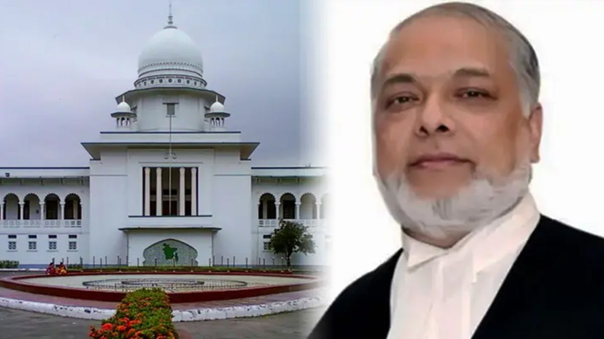 প্রধান বিচারপতি হচ্ছেন জুবায়ের রহমান চৌধুরী