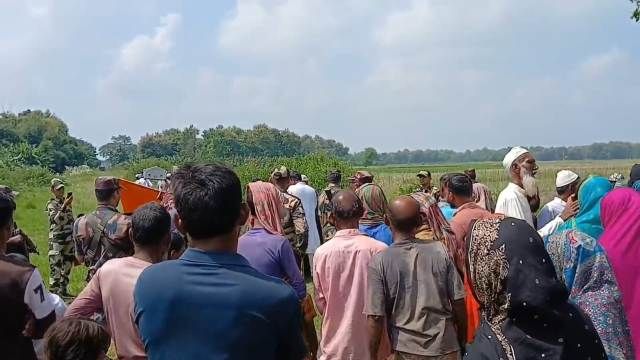 মুজিবনগর সীমান্ত ভারতীয় নাগরিকের মরদেহ দেখলো বাংলাদেশী স্বজনরা