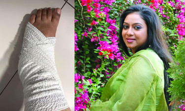 শাবনূর দুর্ঘটনায় আহত