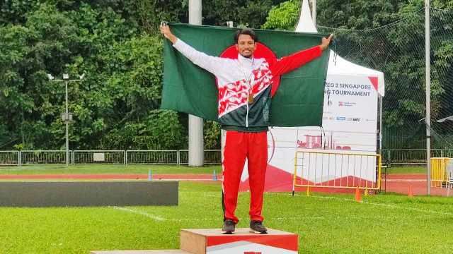 এশিয়া কাপ আর্চারিতে বাংলাদেশের আলিফের সোনা জয়