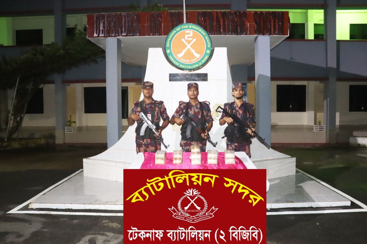 *টেকনাফে বিজিবির অভিযানে ১ লাখ ১০ হাজার পিস ইয়াবা উদ্ধার*