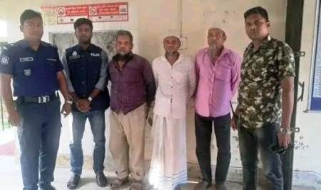 ঝালকাঠিতে মিলন হাওলাদার হত্যা মামলার ৩ আসামি ঢাকা থেকে গ্রেফতার