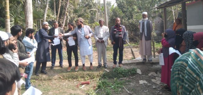 রমজানকাঠি কারিগরি ও কৃষি কলেজ প্রাঙ্গণে গণভোটের প্রচার ও শিক্ষার্থীদের উদ্বুদ্ধ করনের লক্ষ্যে মতবিনিময়