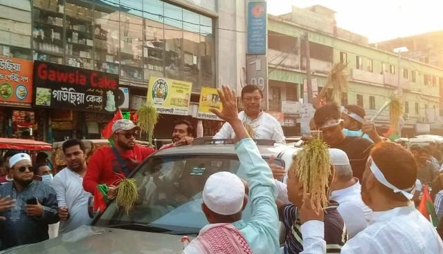 মুন্সীগঞ্জে বিএনপির মনোনয়ন প্রত্যাশী মোশারফ হোসেন পুস্তির গণসংযোগ