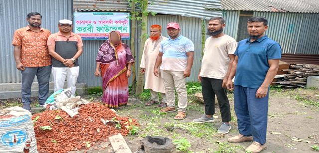 ধনবাড়ীতে করবী ফাউন্ডেশনের উদ্যোগে এক গৃহহীন পেলেন ঘর উপহার