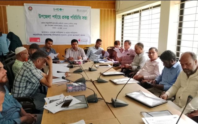 তানোরে উপজেলা পর্যায়ে প্রকল্প পরিচিতি সভা