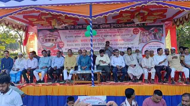 নবীনগরে জুলাই স্মৃতিকে সবার মাঝে ছড়িয়ে দিতে ফুটবল টুর্নামেন্টের উদ্বোধন করবেন নজরুল ইসলাম নজু
