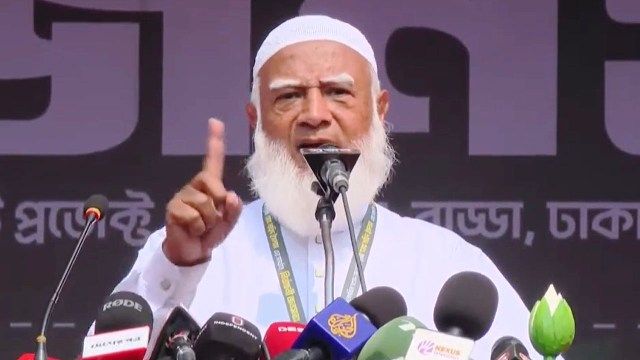 ক্ষমতায় গেলে নাহিদ ইসলামকে মন্ত্রী বানানোর ঘোষণা জামায়াত আমিরের