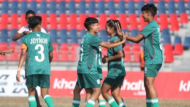 নেপালকে ৪ গোলে হারাল বাংলাদেশ, ফাইনালে প্রতিপক্ষ ভারত