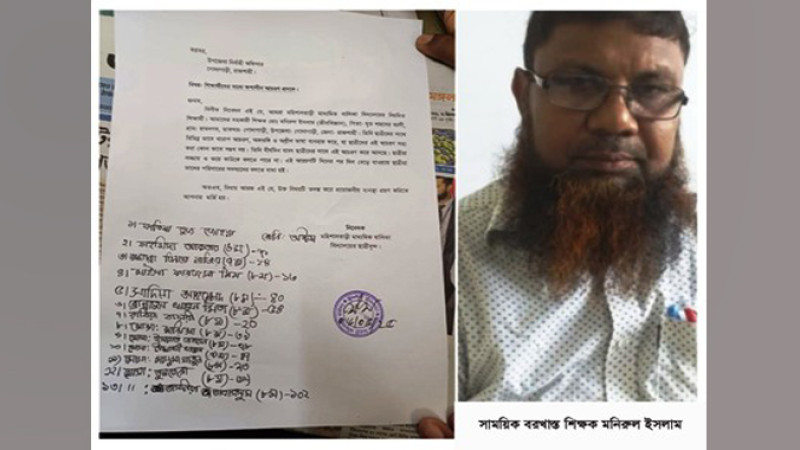 গোদাগাড়ী মহিশালবাড়ী বালিকা বিদ্যালয়ের ক্লাসে ছাত্রীদের অশালীন আচরণে শিক্ষক সাময়িক বরখাস্ত