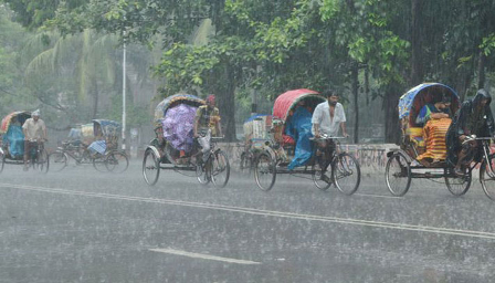 ঢাকাসহ ৪ বিভাগে বৃষ্টির পূর্বাভাস