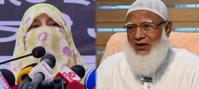 ভোট চাইলেন জামায়াত আমিরের স্ত্রী