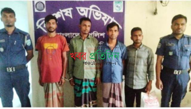 হাতীবান্ধায় পুলিশের ওপর হামলা ও আসামি ছিনতাই: মাদক ব্যবসায়ীসহ গ্রেফতার ৭