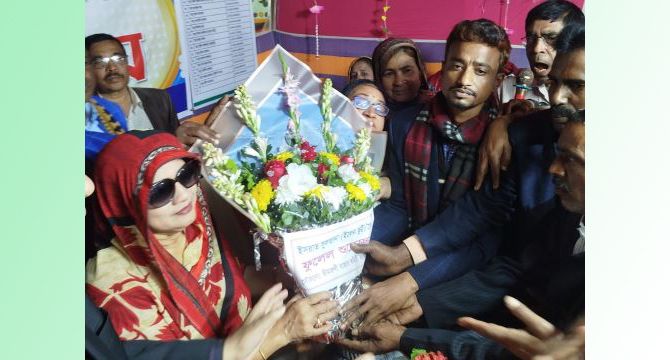 ঝালকাঠির কীর্ত্তিপাশায় ভীমরুলী বাজার কমিটির উদ্যোগে নির্বাচনী প্রচারণা