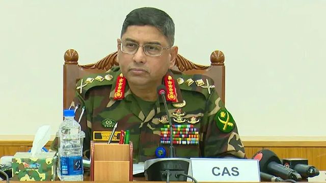 নির্বাচন না হওয়ার কোনো সুযোগ নেই: সেনাপ্রধান