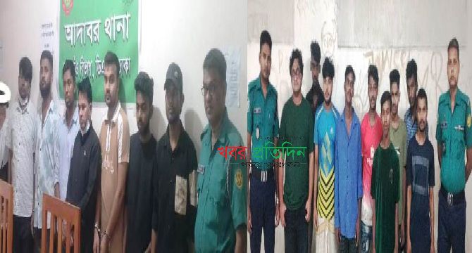 বিশেষ অভিযানে বিভিন্ন অপরাধে জড়িত ২১ জনকে গ্রেফতার করেছে মোহাম্মদপুর ও আদাবর থানা পুলিশ