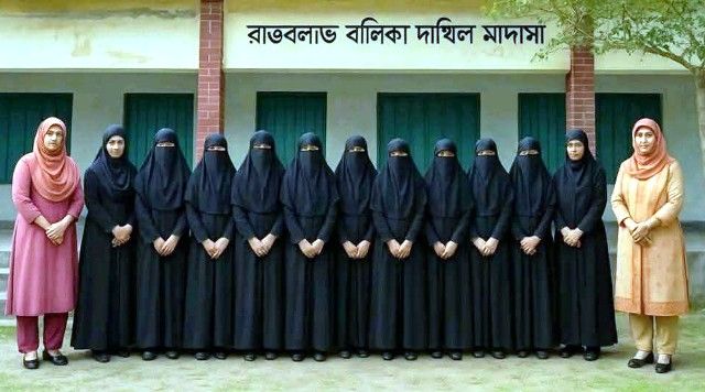 উলিপুরে রাজবল্লভ বালিকা দাখিল মাদ্রাসায় শতভাগ ফেল
